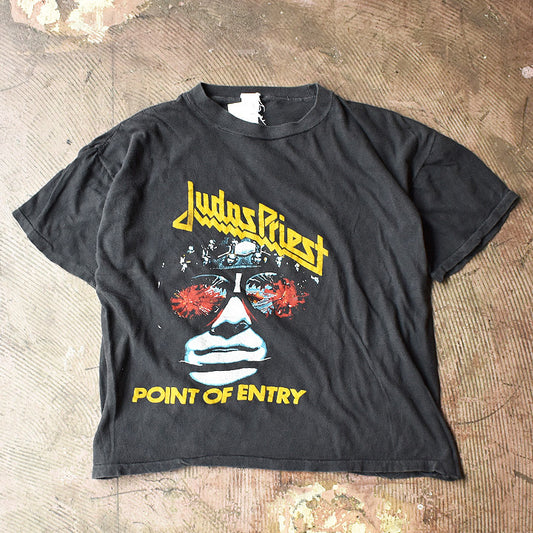 80's　Judas Priest/ジューダス・プリースト　"Point of Entry" Tシャツ　