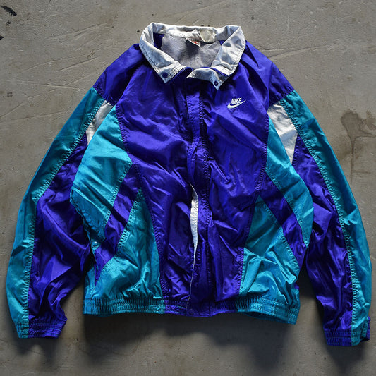 80’s NIKE シルバータグ! ロゴ刺繍 ナイロンジャケット 230108