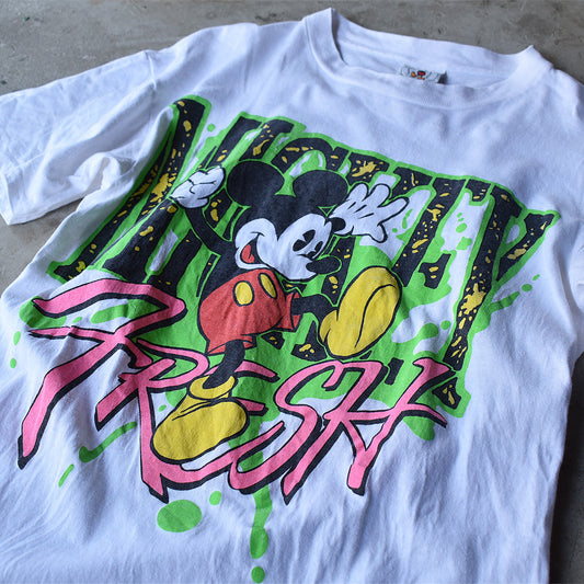 90's　Disney/ディズニー “MICKEY FRESH” Tee　220528