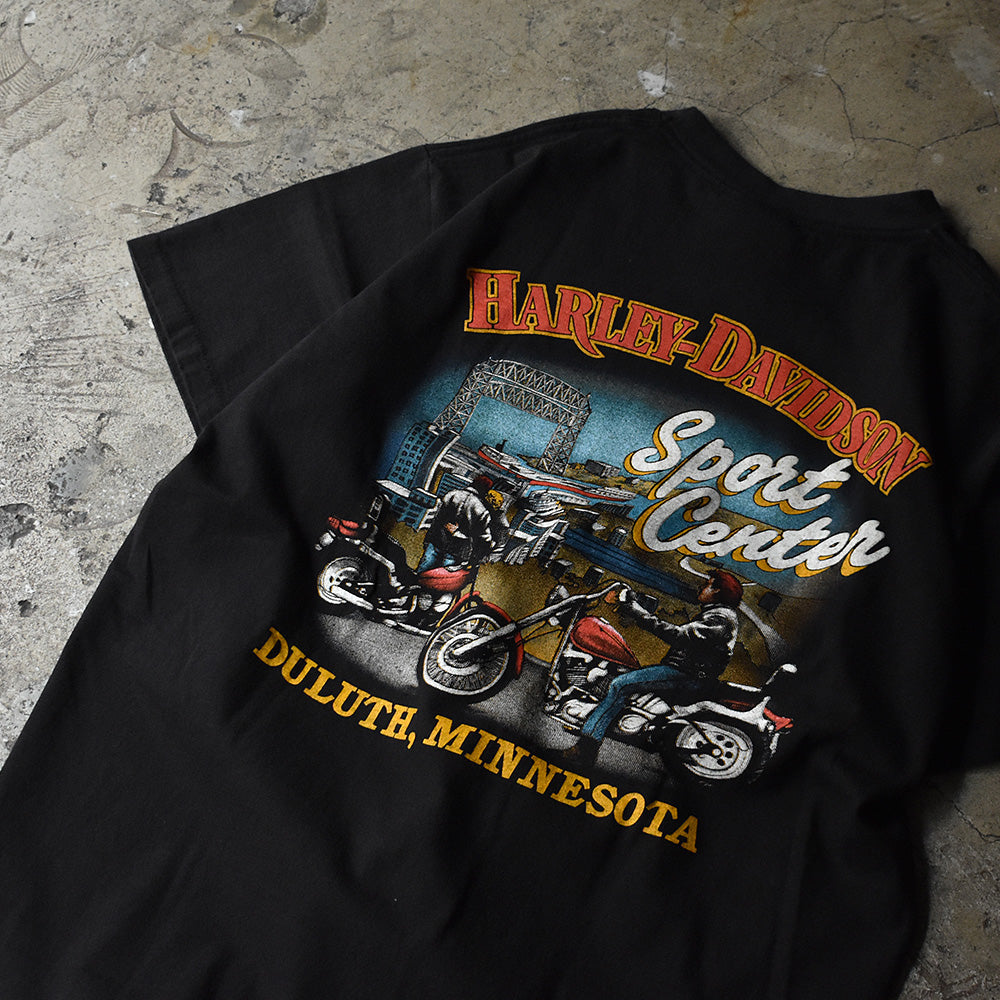 90's　Harley-Davidson/ハーレーダビッドソン　イーグル！ 3D EMBLEM Tee　USA製　220625H