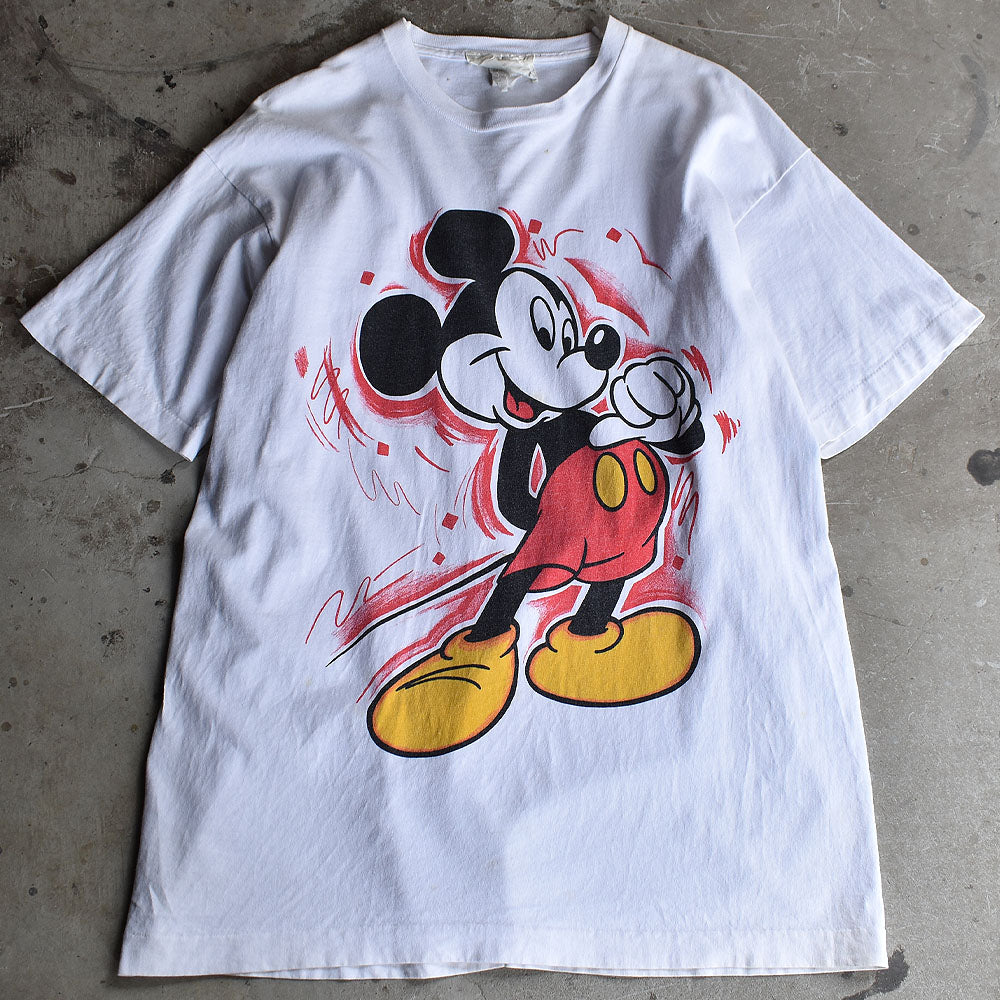 90’s　Disney/ディズニー ”Mickey” Tee　USA製　220531