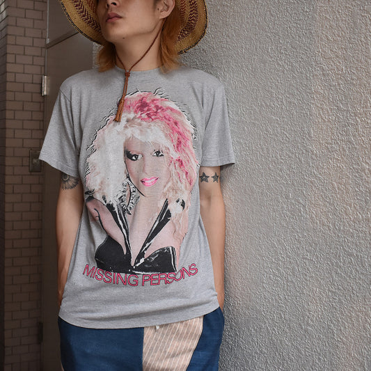 80's　Missing Persons/ミッシング・パーソンズ　"Rhyme & Reason" Tour Tee　220823H