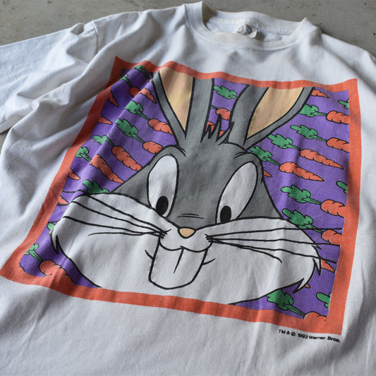 90’s Looney Tunes “Bugs Bunny” キャラクター Tシャツ 220702