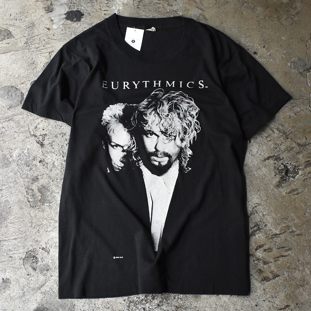 80's　EURYTHMICS/ユーリズミックス 　"Rough & Tough At The Roxy" Tee　220817H
