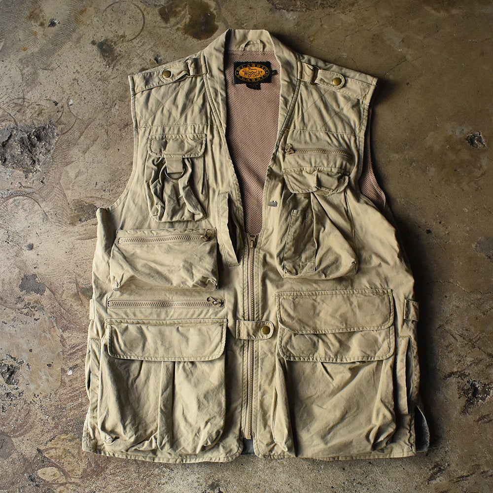 スノーブルー WOOLRICH Fishing Vest ウールリッチ ベスト | www