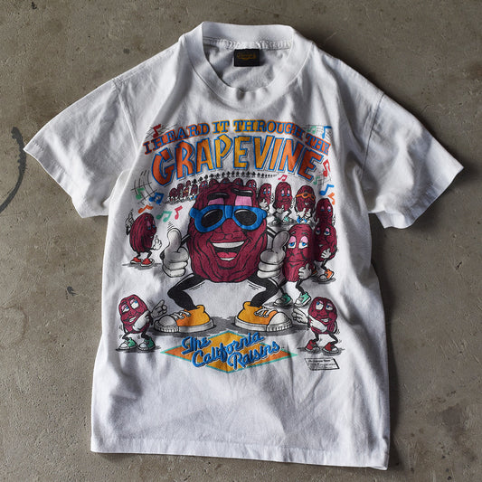 80's　The California Raisins/カリフォルニアレーズン “I Heard It Through the Grapevine” Tee　USA製　220708