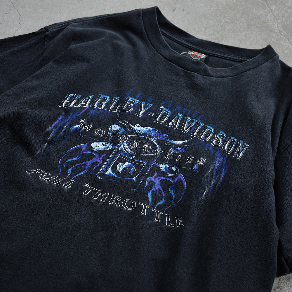 90's　Harley Davidson/ハーレーダビッドソン “FULL THROTTOLE” Tee　USA製　220712