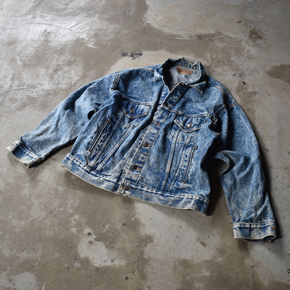 90's　Levi's/リーバイス 71507-0219 ケミカルウォッシュ デニムジャケット　USA製　230303