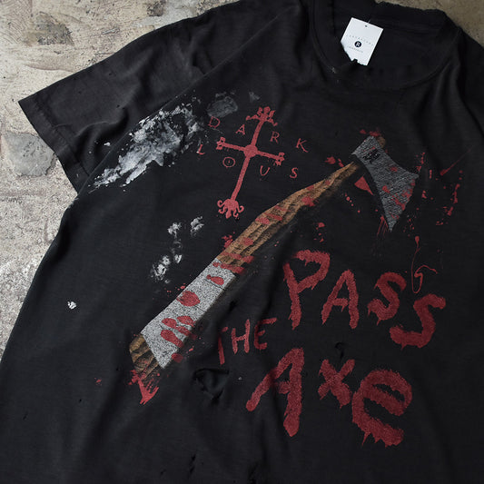 Y2K Dark Lotus "Pass The Axe" ラップ Tシャツ 220627H