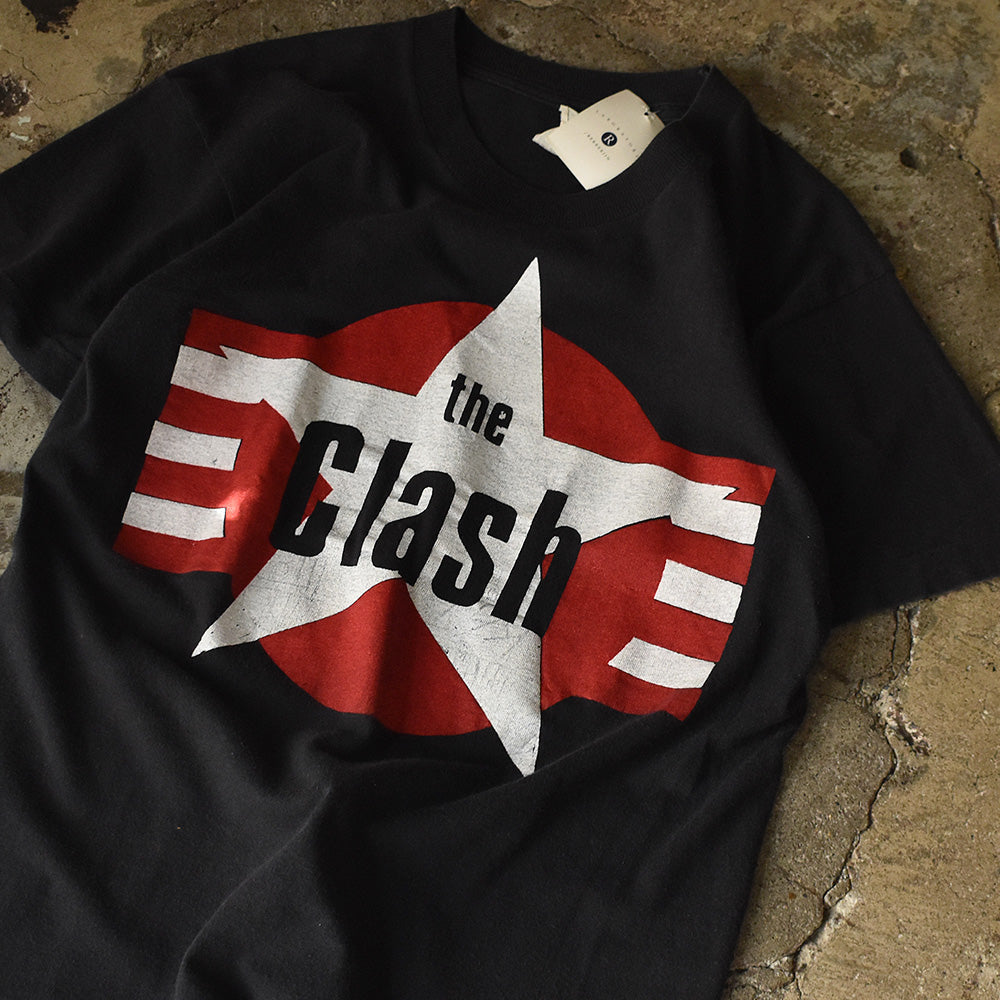ザ・クラッシュ サークルスターロゴ Tシャツ 80年代 ブラック シングルステッチ ヴィンテージ