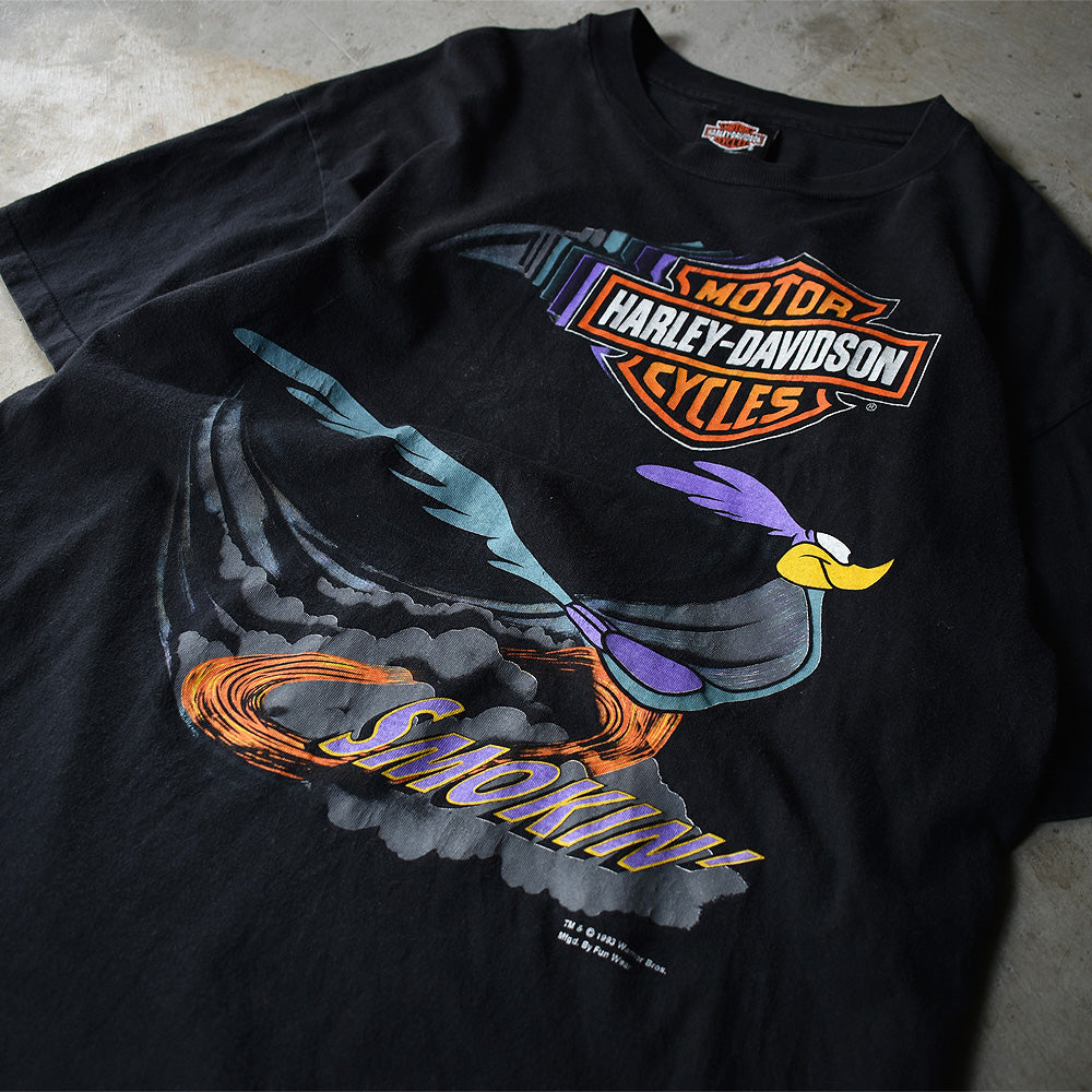 90's　Harley-Davidson/ハーレー・ダビッドソン ” Road Runner” Tee　USA製　220909