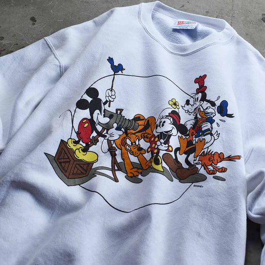 90’s Disney ”Mickey&Friends” スウェット USA製 220908H
