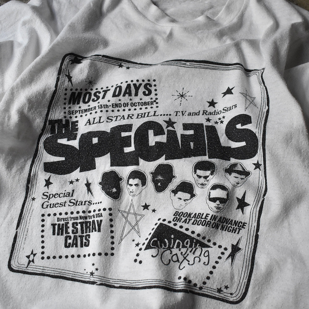 80's　The specials/スペシャルズ　"All Star Bill...." Tour Tee　"Couleurshirt掲載"　230116HYY