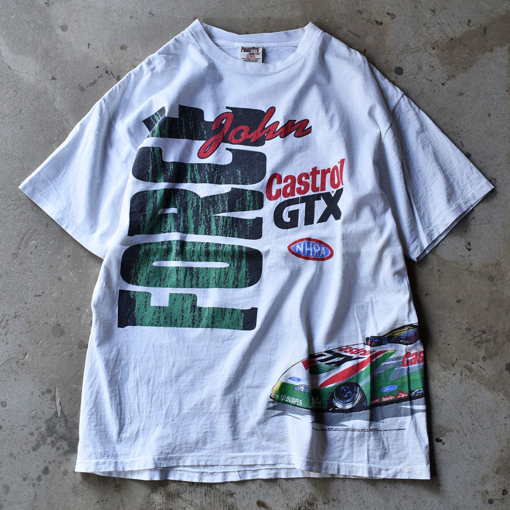 90’s　“John Force/ジョン・フォース” レーシング Tシャツ　230424