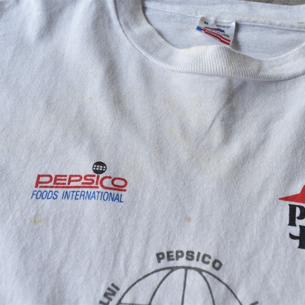 90's　PEPSICO/ペプシコ brand logo Tee　USA製　220701