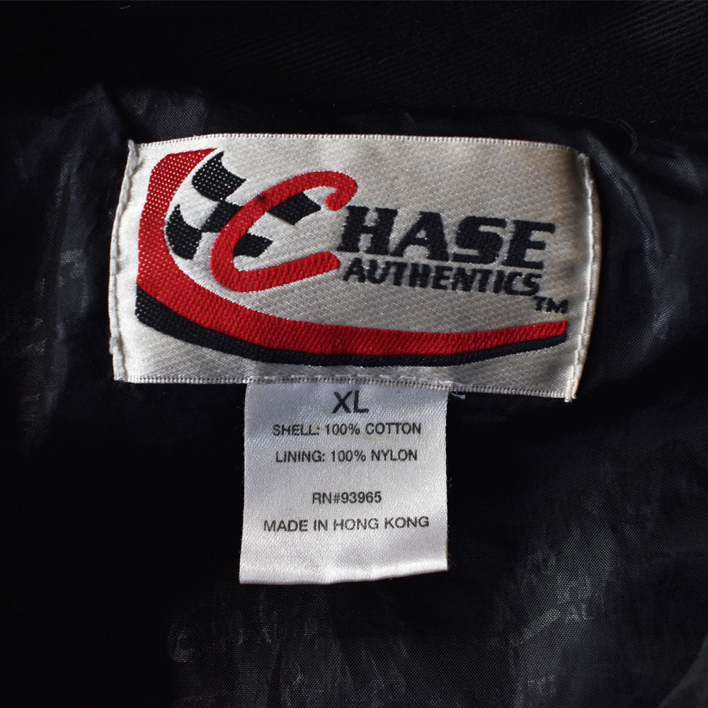 90's　Chase Authentics “＃3 Dale Earnhardt, Jr.” ワッペン刺繍 レーシングジャケット　230202