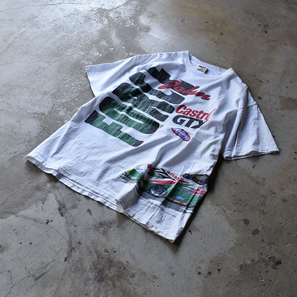 90’s　“John Force/ジョン・フォース” レーシング Tシャツ　230424