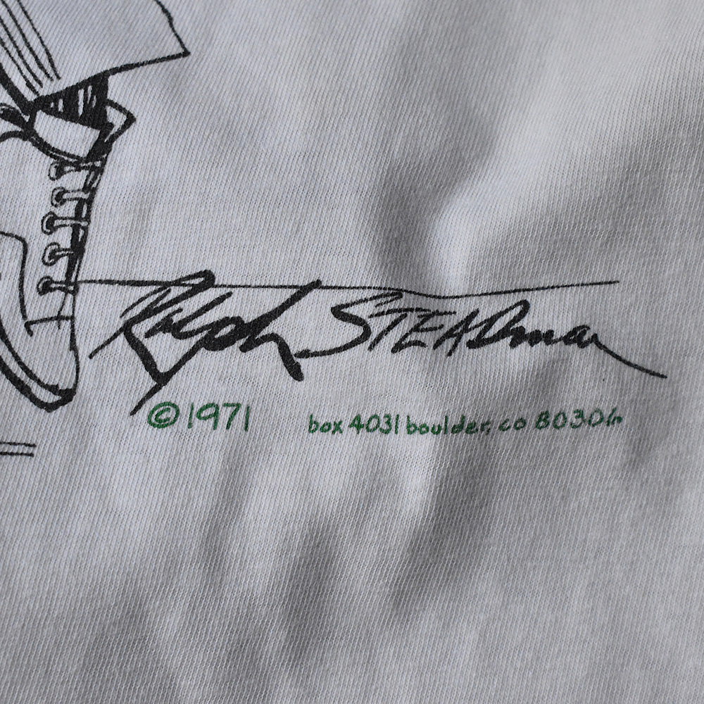 90's　"Ralph Steadmanラルフ・ステッドマン"　art Tee　USA製　220812H　
