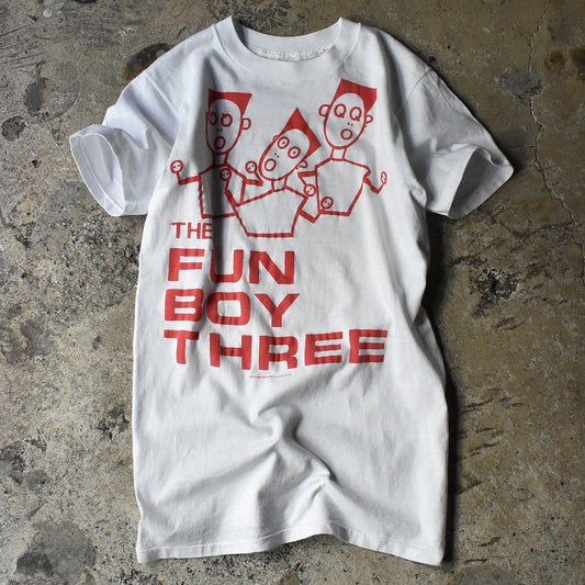 80's Fun Boy Three "The Fun Boy Three" ロック Tシャツ 写真集"Couleurshirt"掲載 230108H