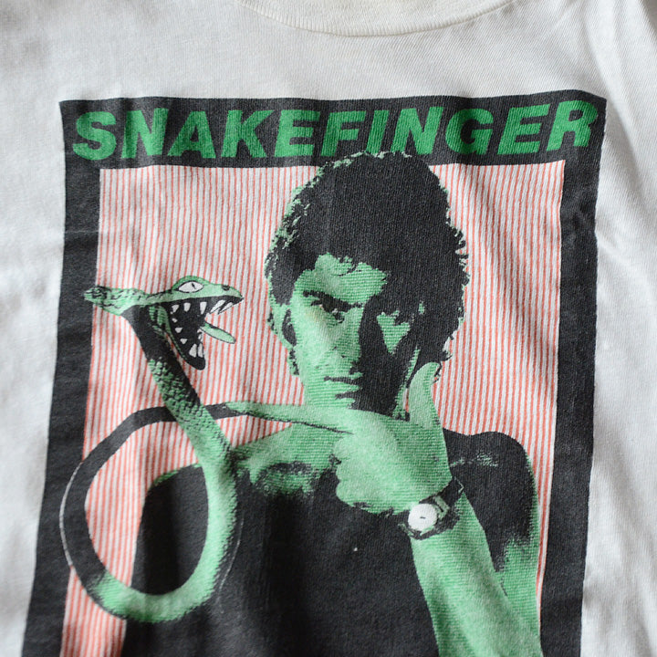 70's　SNAKEFINGER　"Chewing Hides The Sound" Tシャツ　