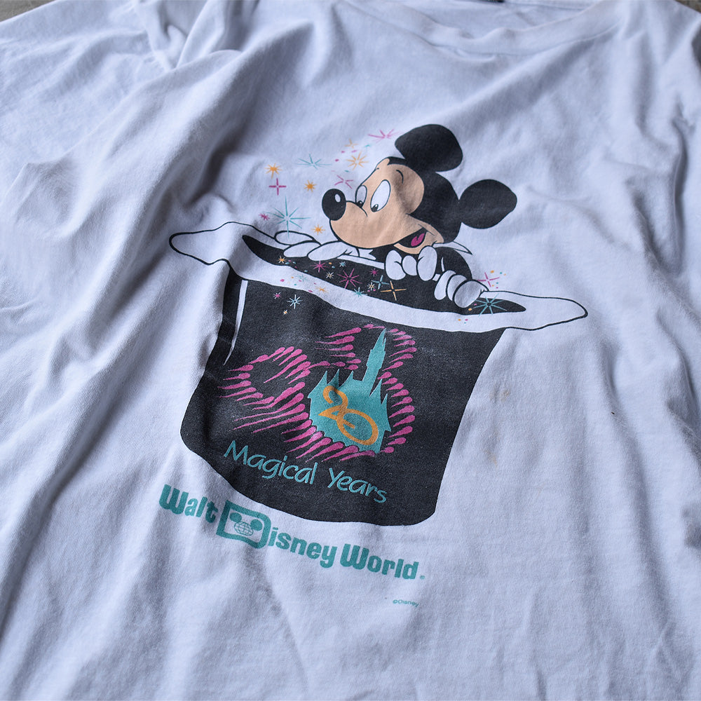 90’s　 Disney/ディズニー ”Walt Disney World 20 Magical Years” Tee　USA製　220708