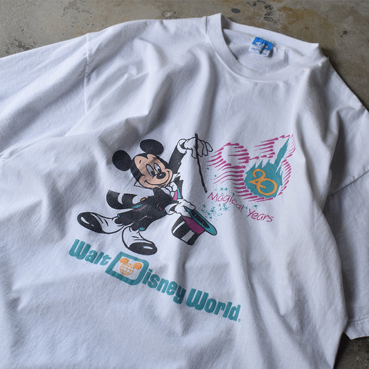 90’s　 Disney/ディズニー ”Walt Disney World 20 Magical Years” Tee　USA製　220703