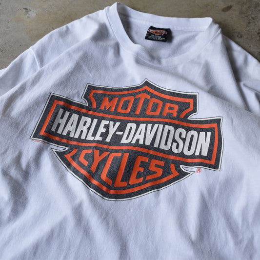 Y2K Harley Davidson 両面プリント ロゴ Tシャツ USA製 220807
