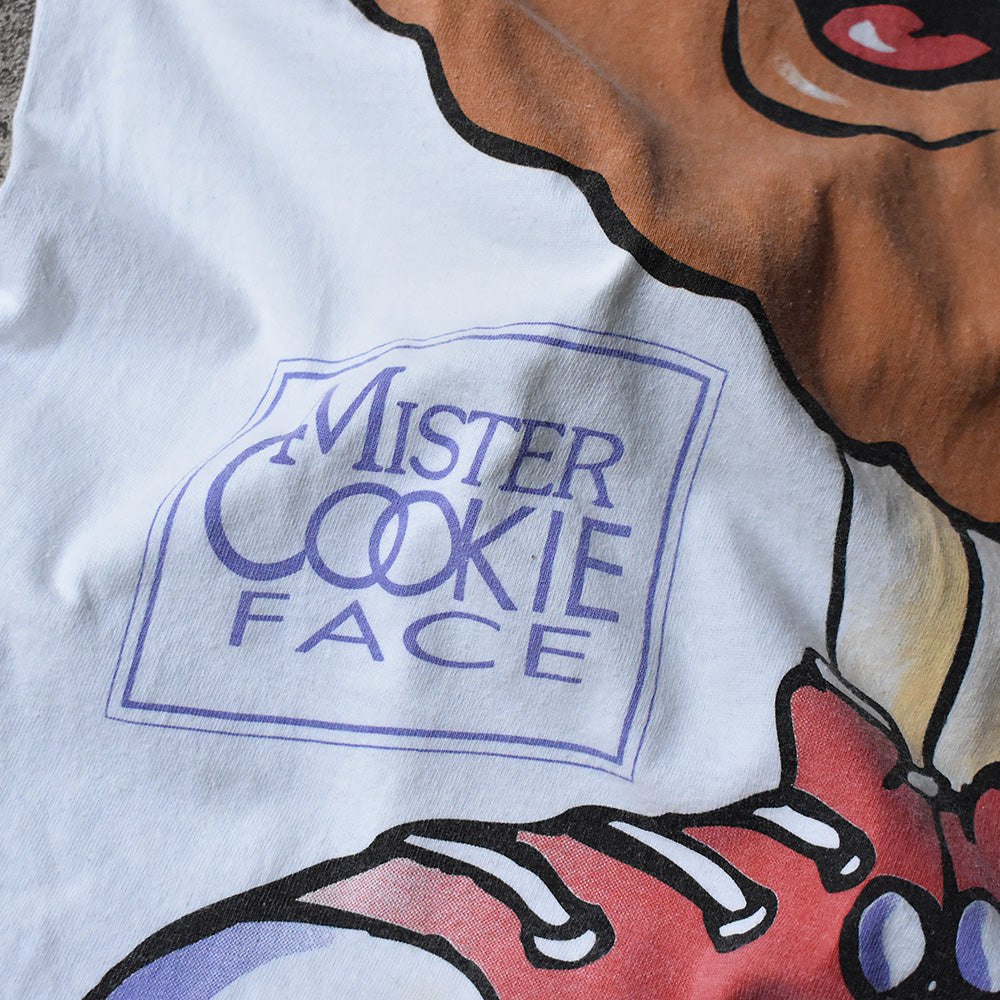 90's　Mister Cookie Face　AOP！Tee　USA製　220617H