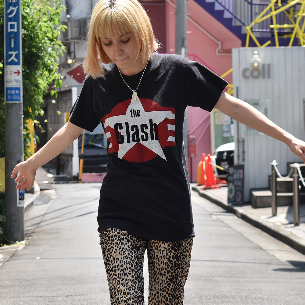 80's　The Clash/ザ・クラッシュ　"circle star logo" Tee　220805H