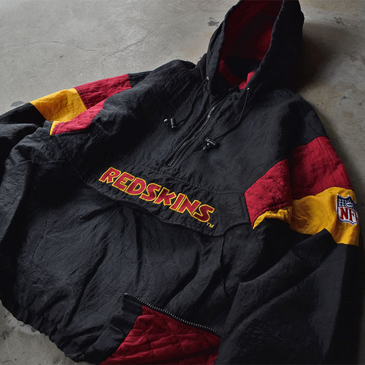 90’s STARTER “NFL Redskins” 中綿入り ナイロンプルオーバー 221231
