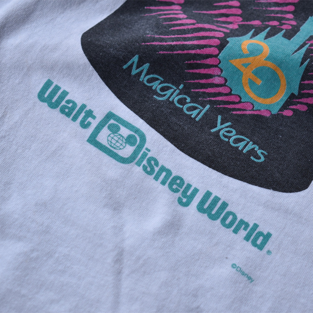 90’s　 Disney/ディズニー ”Walt Disney World 20 Magical Years” Tee　USA製　220708