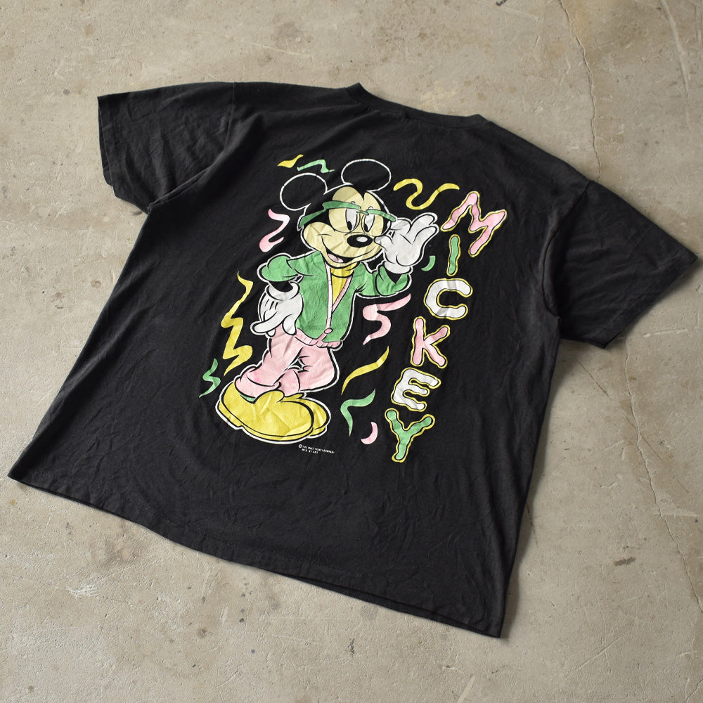 80’s　Disney/ディズニー ”Mickey & Minnie” Tee　USA製　220611