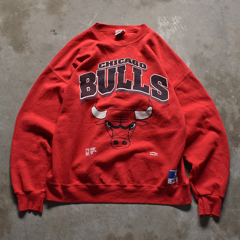 90's　NBA Chicago Bulls/シカゴ・ブルズ スウェット　USA製　230413