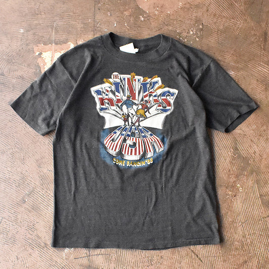 80's　The Kinks/ザ・キンクス　"Come Dancing/State of Confusion" USツアーTシャツ　USA製　