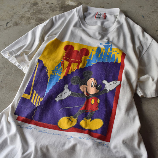 90's　Disney/ディズニー “Disney World” Tee　USA製　220901