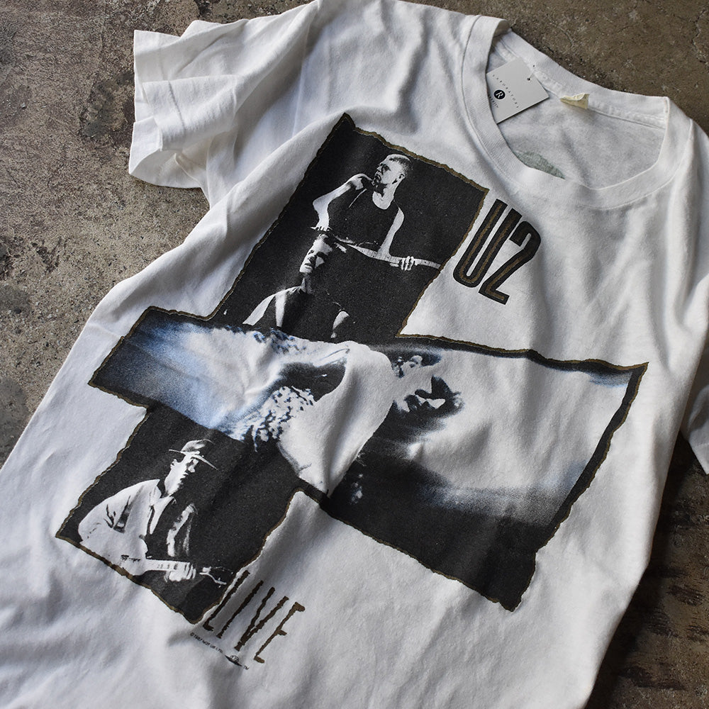 ユーツー THE JOSHUA TREE フォトプリント ツアーTシャツ 1987年 シングルステッチ ヴィンテージ