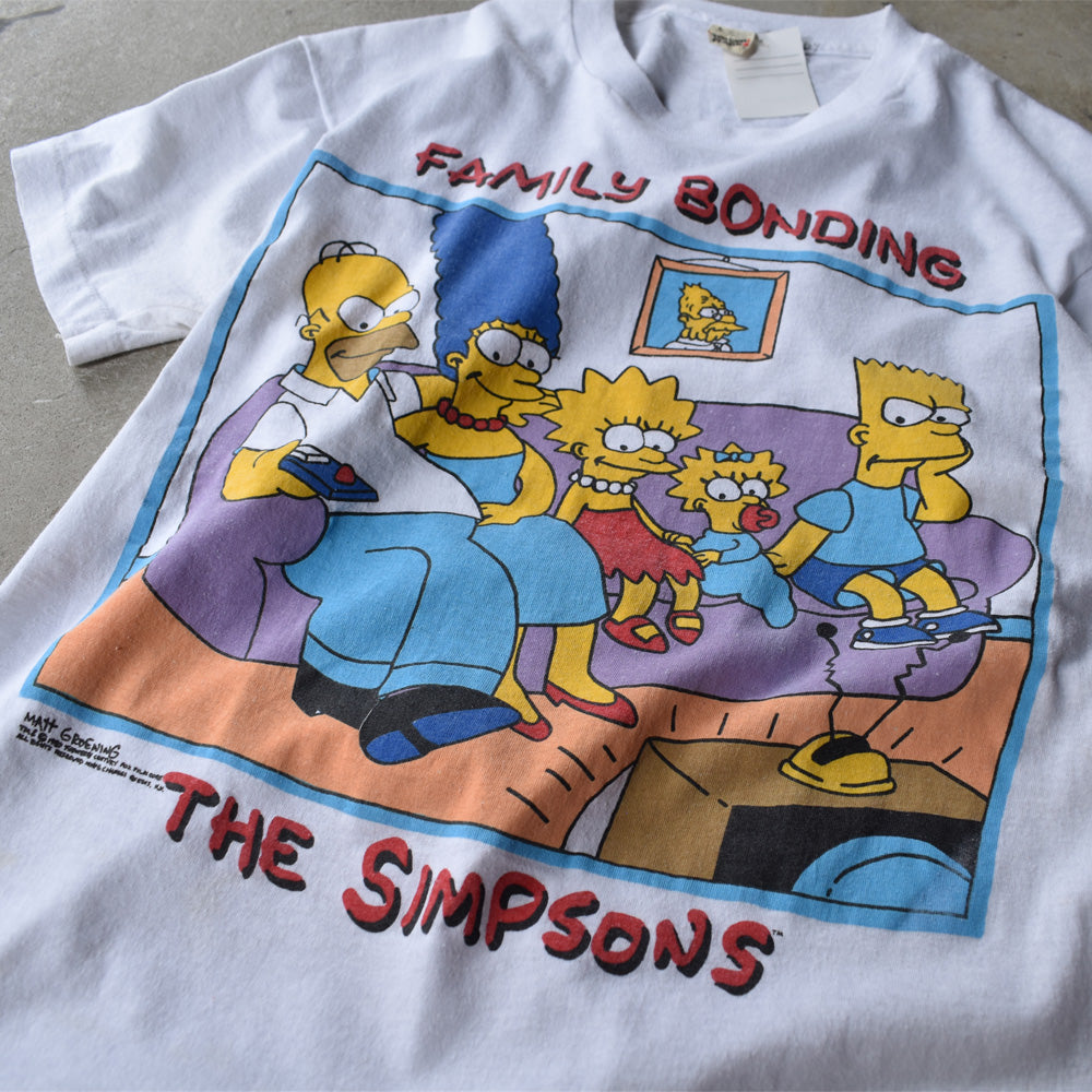 80's　The Simpsons/ザ・シンプソンズ "FAMILY BONDING" Tee　USA製　220705