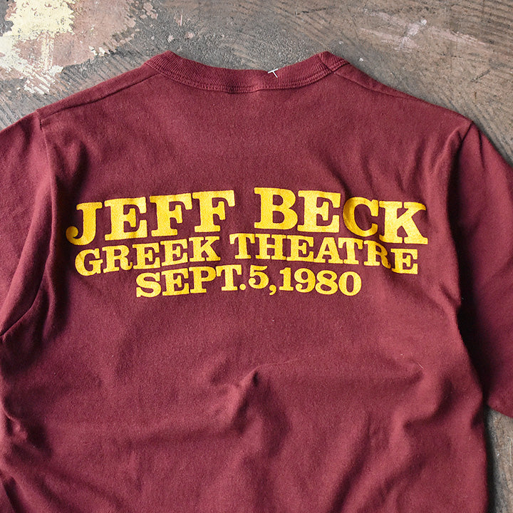 80's Jeff Beck/ジェフ・ベック/Bill Graham Crackers　コンサートTシャツ　