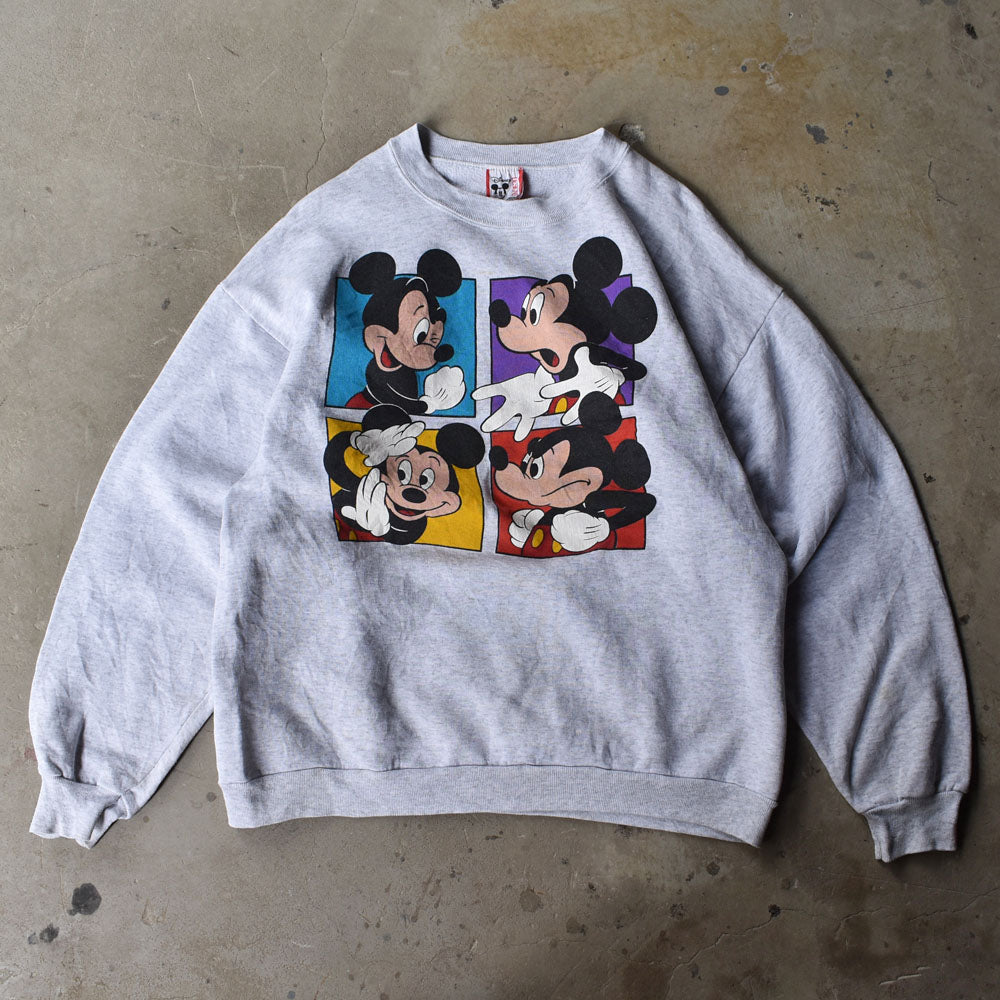 90's　Disney/ディズニー ”Mickey” スウェット　USA製　230404