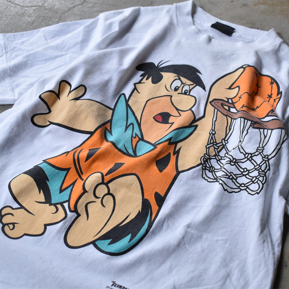 90’s　The Flintstones/原始家族フリントストーン “Basketball” Tee　USA製　220709