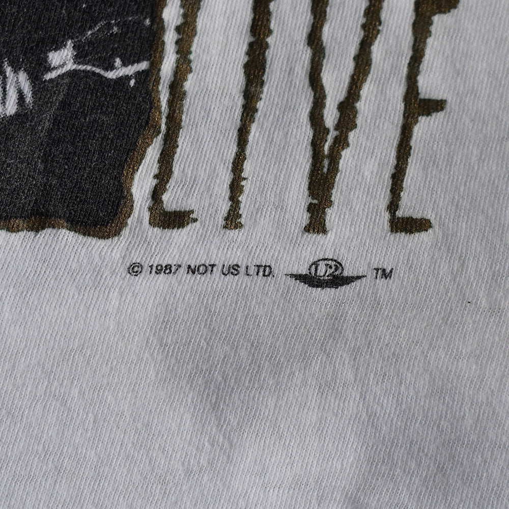 80's　U2　"THE JOSHUA TREE" Tour Tee　230421H
