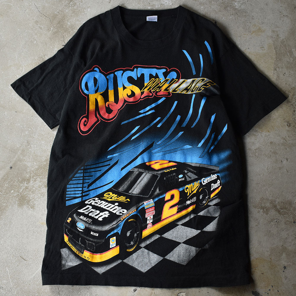 90’s “Rusty Wallace #2” レーシングTシャツ USA製 220825