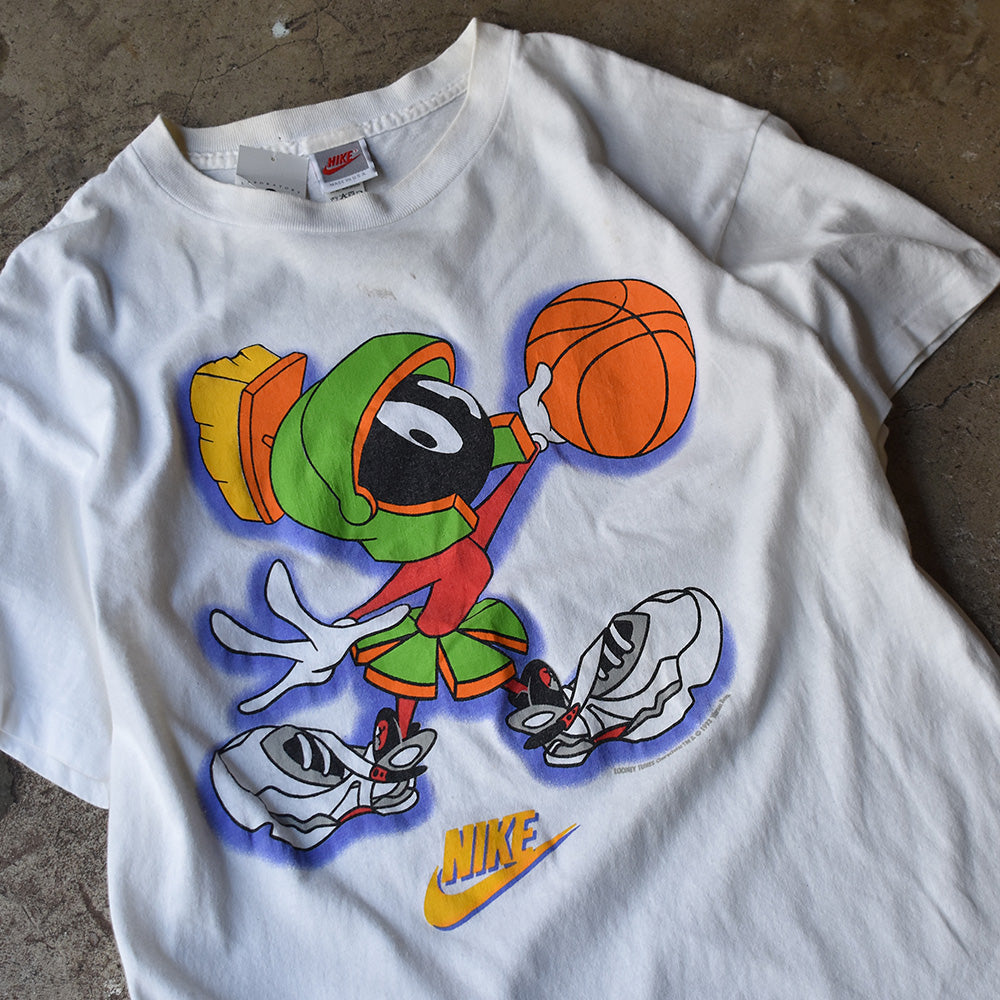 90's　NIKE/ナイキ Looney Tunes “Marvin the Martian” コラボTee　銀タグ　USA製　220703H