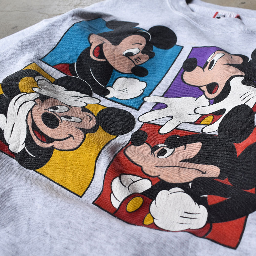 90's　Disney/ディズニー ”Mickey” スウェット　USA製　230404