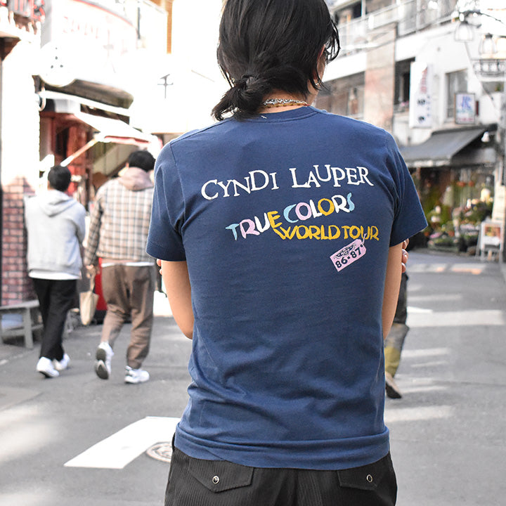 80's　Cyndi Lauper/シンディ・ローパー　"True Colors" ツアーTシャツ　USA製