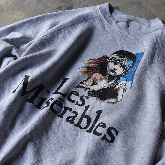80’s Victor-Marie Hugo “Les Misérables” ミュージカル スウェット USA製 220903H