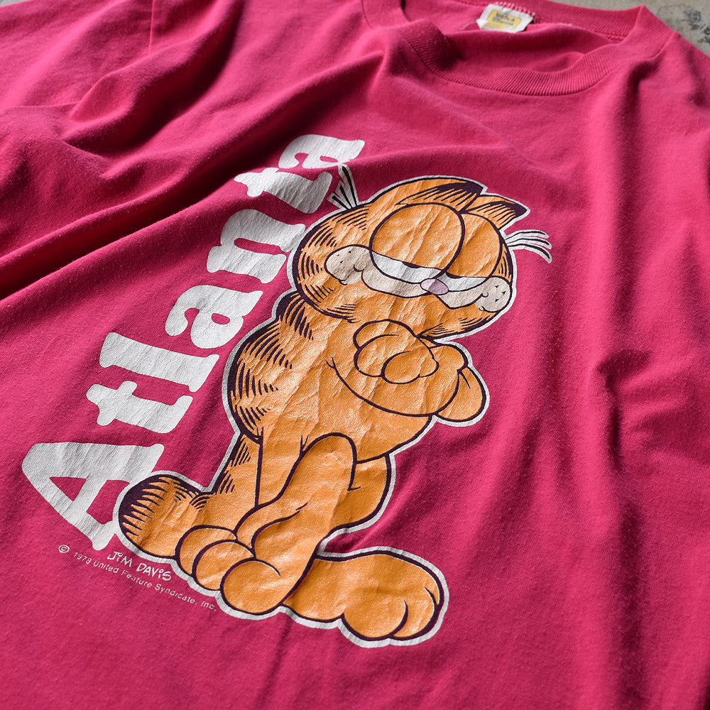 80's　Garfield/ガーフィールド "Atlanta" Tee　USA製　220706
