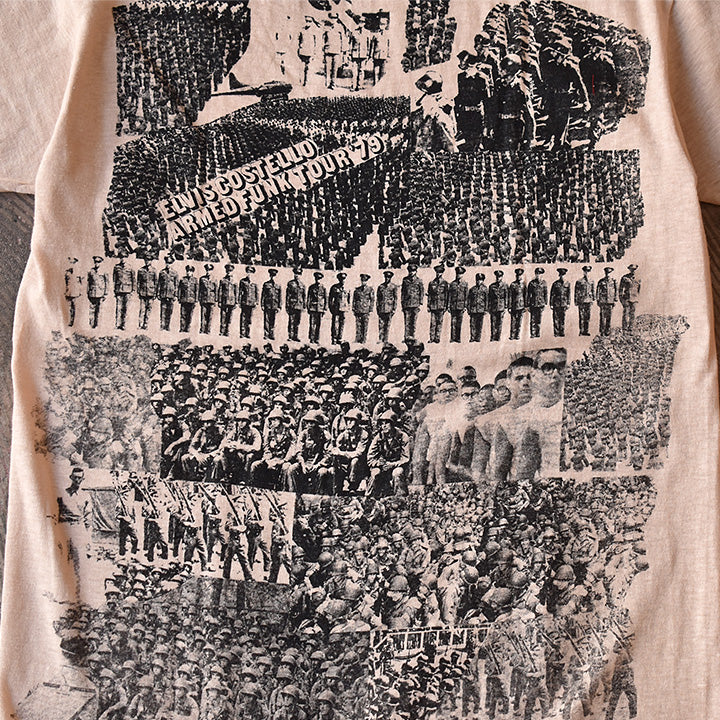 貴重：エルビス・コステロ、1989年、ビンテージTシャツく