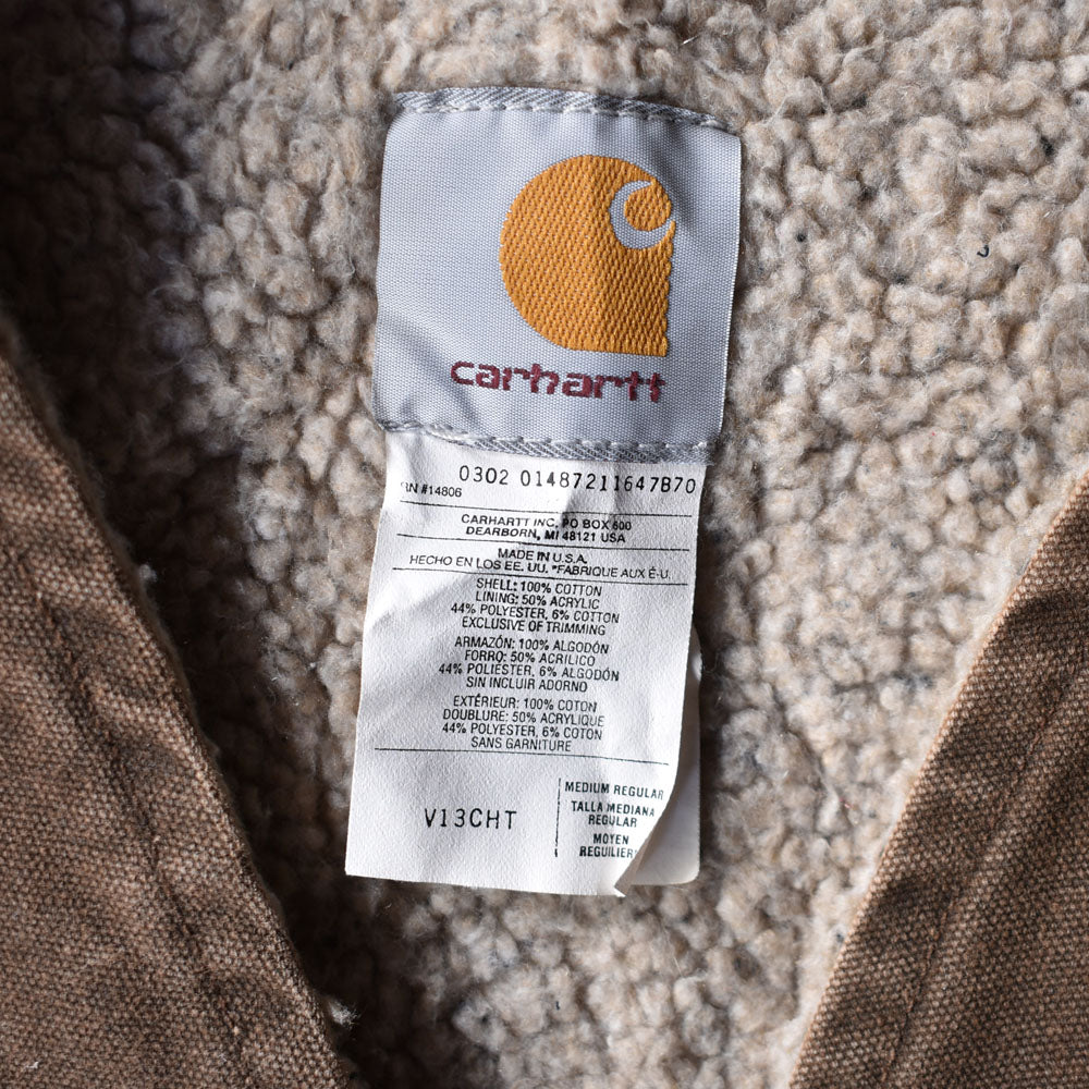 90's Carhartt/カーハート ボアライナー ダック ベスト USA製 230220