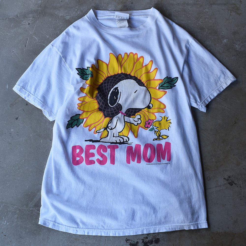 90’s　Peanuts/ピーナッツ "BEST MOM” Tee　220727